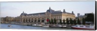 Museum on a riverbank, Musee D'Orsay, Paris, France Fine Art Print