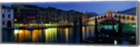 Grand Canal and Rialto Bridge Venice Italy Fine Art Print
