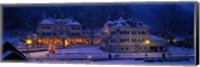 Christmas Lights, Hohen-Schwangau, Germany Fine Art Print