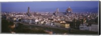 High angle view of a cityscape, Florence, Tuscany, Italy Fine Art Print
