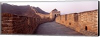 Path on a fortified wall, Great Wall Of China, Mutianyu, China Fine Art Print