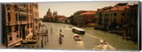 High angle view of boats in water, Venice, Italy Fine Art Print