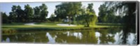 Lake on a golf course, Tantallon Country Club, Fort Washington, Maryland, USA Fine Art Print