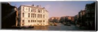 Sun lit buildings, Grand Canal, Venice, Italy Fine Art Print
