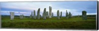 Calanais Standing Stones, Isle of Lewis, Outer Hebrides, Scotland. Fine Art Print