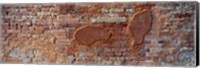 Close-up of a brick wall, Venice, Veneto, Italy Fine Art Print