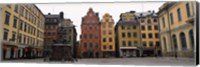 Buildings in a city, Stortorget, Gamla Stan, Stockholm, Sweden Fine Art Print