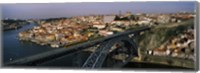 Bridge across a river, Dom Luis I Bridge, Duoro River, Porto, Portugal Fine Art Print