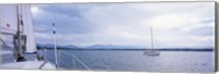 Sailboats in a lake, Lake Starnberg, Munich, Bavaria, Germany Fine Art Print