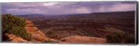 Clouds over an arid landscape, Canyonlands National Park, San Juan County, Utah Fine Art Print