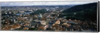 Aerial view of Prague, Czech Republic Fine Art Print