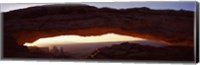 Natural arch at sunrise, Mesa Arch, Canyonlands National Park, Utah Fine Art Print