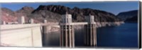 Dam on the river, Hoover Dam, Colorado River, Arizona, USA Fine Art Print