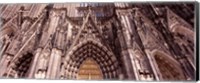 Architectural detail of a cathedral, Cologne Cathedral, Cologne, North Rhine Westphalia, Germany Fine Art Print