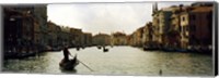 Gondolas in the canal, Grand Canal, Venice, Veneto, Italy Fine Art Print
