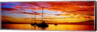 Tahiti Sunset, Society Islands, French Polynesia Fine Art Print