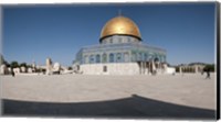 Town square, Dome Of the Rock, Temple Mount, Jerusalem, Israel Fine Art Print
