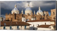 Low angle view of a cathedral, Immaculate Conception Cathedral, Cuenca, Azuay Province, Ecuador Fine Art Print