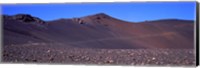 Trail in volcanic landscape, Sliding Sands Trail, Haleakala National Park, Maui, Hawaii, USA Fine Art Print