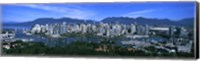 Aerial view of a cityscape, Vancouver, British Columbia, Canada 2011 Fine Art Print