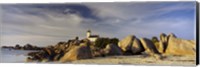 Pontusval Lighthouse, Brignogan-Plage, Finistere, Brittany, France Fine Art Print