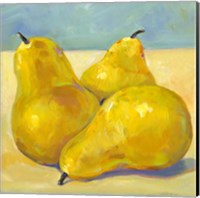 Tres Pears Fine Art Print