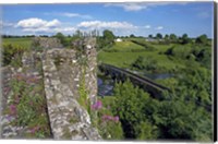 The 13 Arch Bridge from the Castle, Glanworth, County Cork, Ireland Fine Art Print
