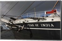 Maritime museum on a ship, Star of India, San Diego, California, USA Fine Art Print