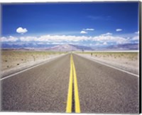 Highway 6 passing through a desert, Esmeralda County, Nevada, USA Fine Art Print