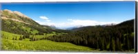 From Washington Gulch Road looking southeast towards, Crested Butte, Gunnison County, Colorado, USA Fine Art Print