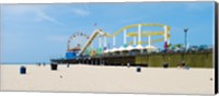 Pacific park, Santa Monica Pier, Santa Monica, Los Angeles County, California, USA Fine Art Print