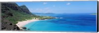 High angle view of a coast, Makapuu, Oahu, Hawaii, USA Fine Art Print