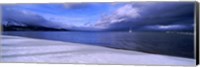 Clouds over a lake, Lake Tahoe, California, USA Fine Art Print
