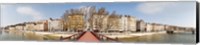 Saint Vincent Bridge over the Saone River, Lyon, Rhone, Rhone-Alpes, France Fine Art Print