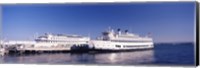 Ferries at dock, San Francisco, California, USA Fine Art Print