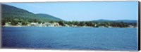 View of a dock, Lake George, New York State, USA Fine Art Print