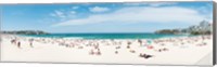 Tourists on the Bondi Beach, Sydney, New South Wales, Australia Fine Art Print