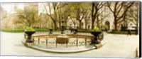 Fountain in Madison Square Park in the spring, Manhattan, New York City, New York State, USA Fine Art Print