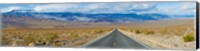 Road passing through a desert, Death Valley, Death Valley National Park, California, USA Fine Art Print