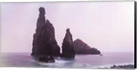 Rock outcrop at coast, Ribeira Da Janela, Porto Moniz, Madeira, Portugal Fine Art Print