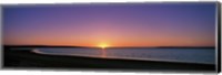 Sunset on beach Australia Fine Art Print