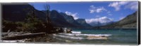 St. Mary Lake, US Glacier National Park, Montana Fine Art Print