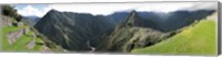 High angle view of a valley, Machu Picchu, Cusco Region, Peru Fine Art Print