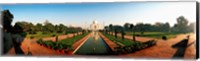 Taj Mahal and Gardens, Agra, Uttar Pradesh, India Fine Art Print