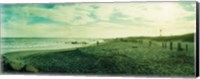 Clouds over the Atlantic ocean, Fort Tilden Beach, Fort Tilden, Queens, New York City, New York State, USA Fine Art Print