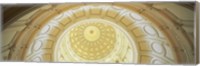 Ceiling of the dome of the Texas State Capitol building, Austin, Texas Fine Art Print