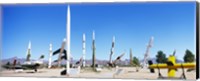 Missiles at a museum, White Sands Missile Range Museum, Alamogordo, New Mexico Fine Art Print
