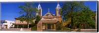 Facade of a church, San Felipe de Neri Church, Old Town, Albuquerque, New Mexico, USA Fine Art Print