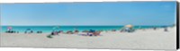 People on the beach, Venice Beach, Gulf Of Mexico, Venice, Florida, USA Fine Art Print