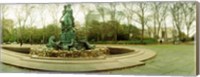 Fountain in a park, Bailey Fountain, Grand Army Plaza, Brooklyn, New York City, New York State, USA Fine Art Print